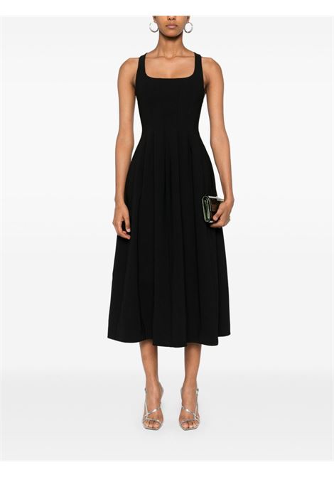 Black pleated midi dress Philosophy di Lorenzo Serafini - women PHILOSOPHY DI LORENZO SERAFINI | 040257210555